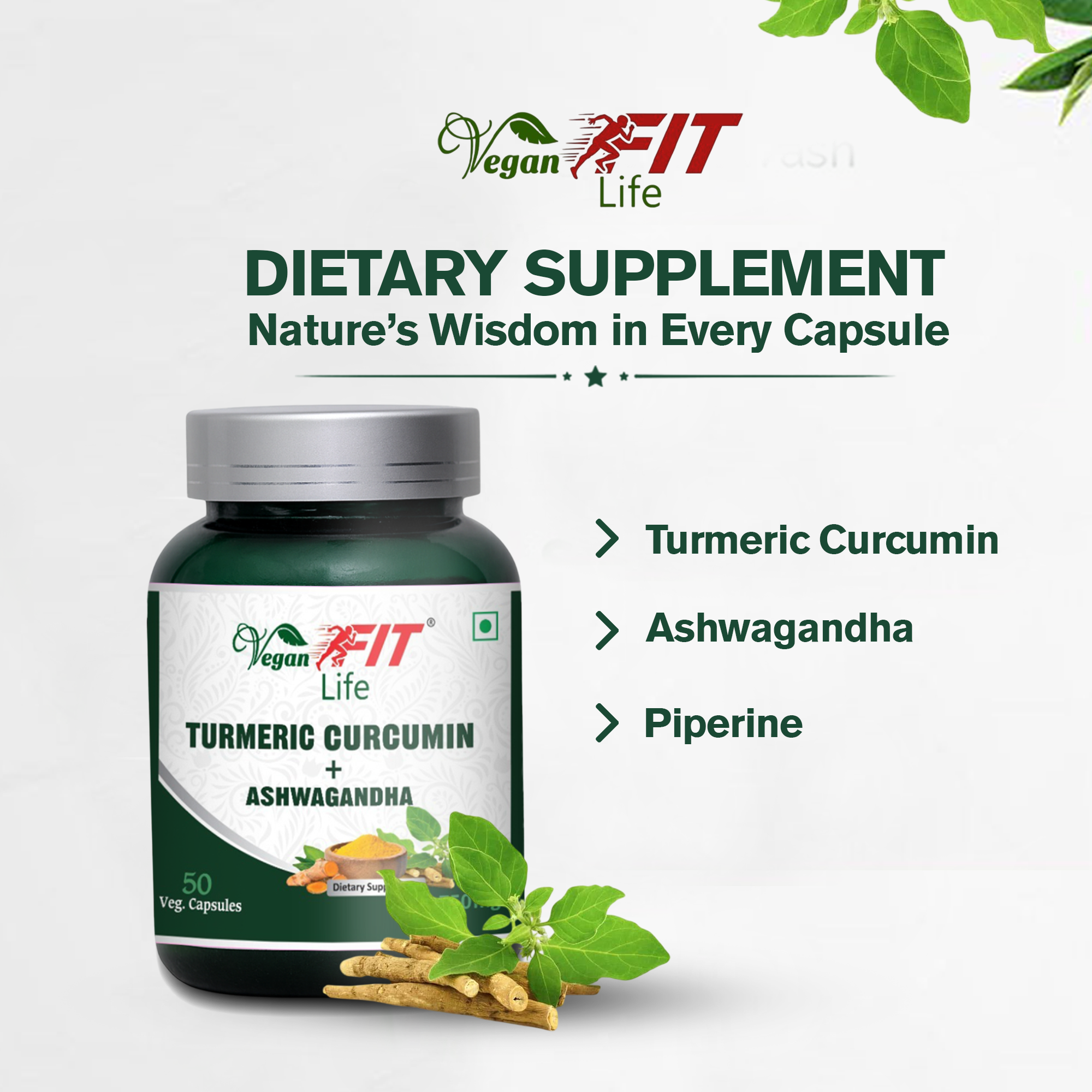 Turmeric Curcumin + Ashwagandha
