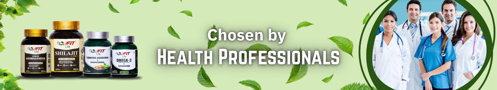health professionals choose vegan fit life products