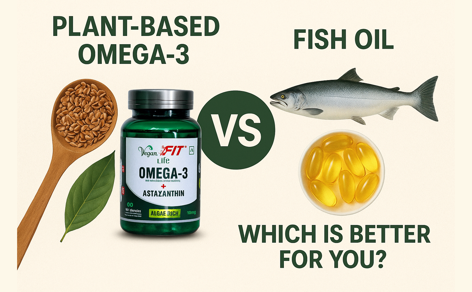 Plant-Based Omega 3 vs Fish Oil: Which One Is Better for You?